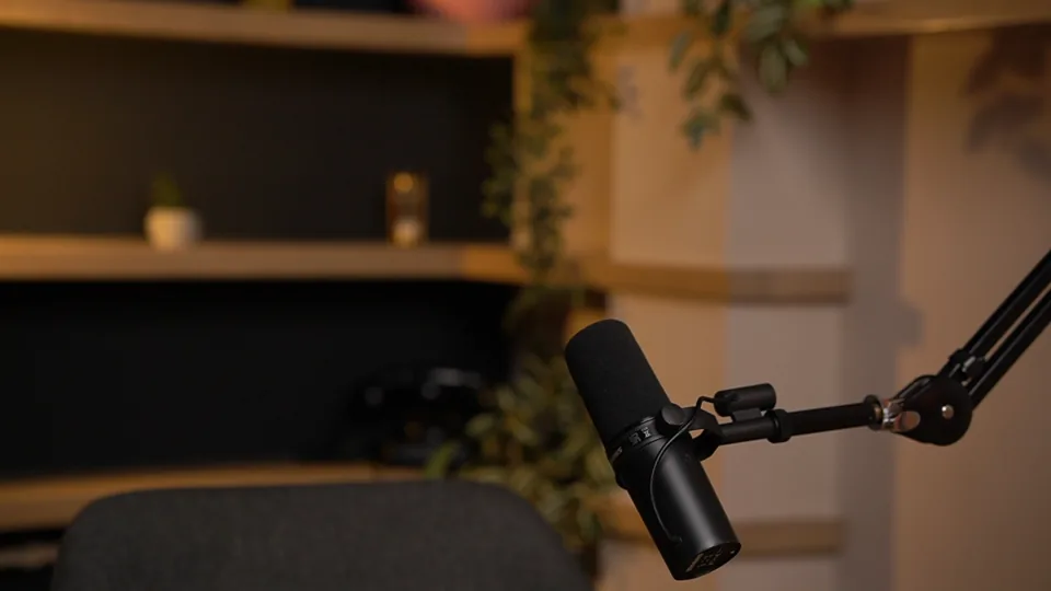 Alternate view of the single-speaker setup