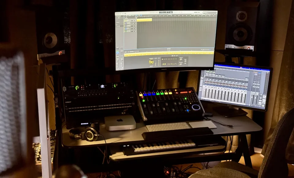 Audio and video post-production studio